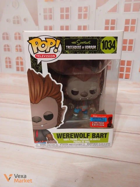 Фігурка Funko Pop! Television: Simpsons Werewolf Bart 1034