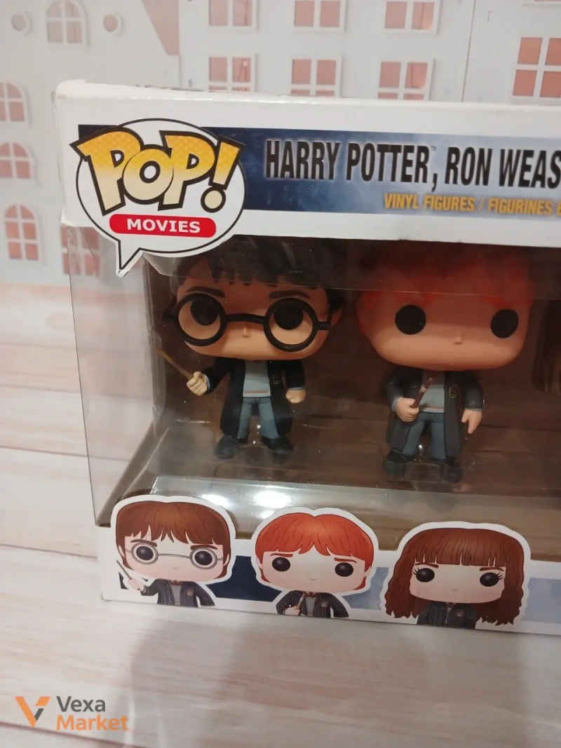 Фігурки Funko POP! Harry Potter Ron Weasley Hermione Granger 3 Pack Special — фото 2