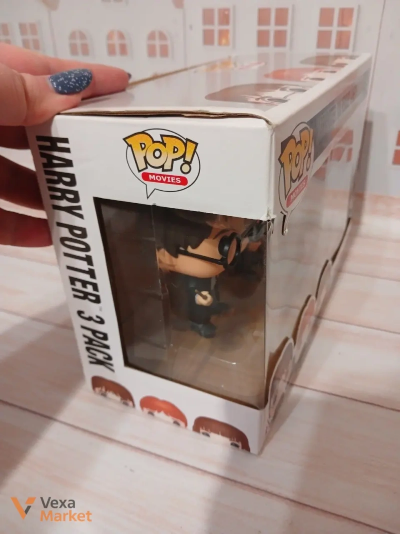 Фігурки Funko POP! Harry Potter Ron Weasley Hermione Granger 3 Pack Special — фото 4
