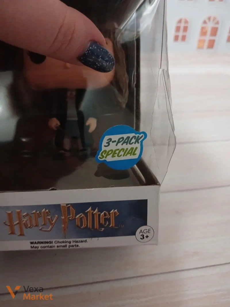 Фігурки Funko POP! Harry Potter Ron Weasley Hermione Granger 3 Pack Special — фото 7