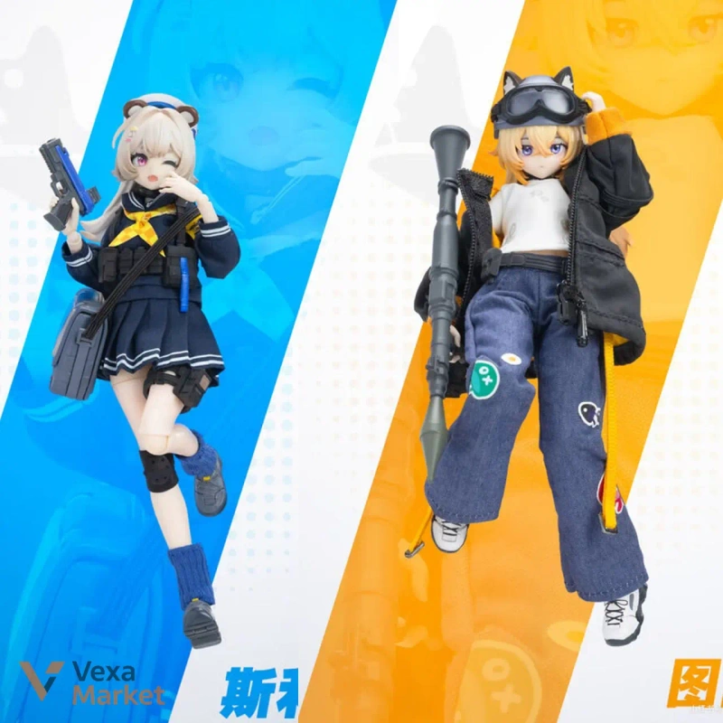 Фігурки войовничих дівчат Neo Eden Toys 18 см — фото 3
