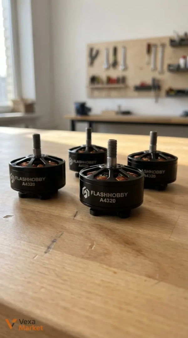 FLASHHOBBY A4320 350KV двигуни для FPV платформ (комплект 4 шт)