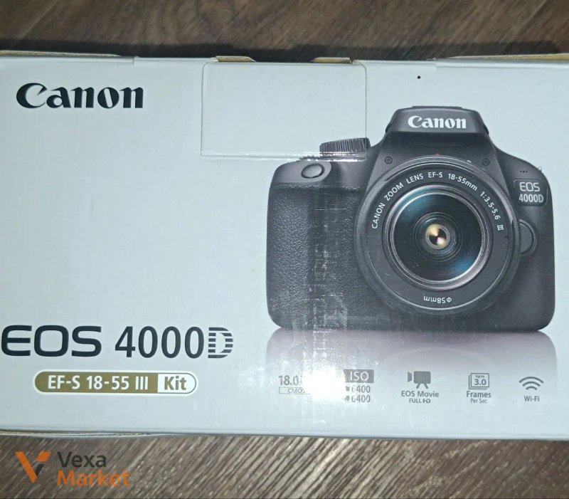 Фотоаппарат Canon EOS 4000D EF-S 18-55 III Kit — фото 2