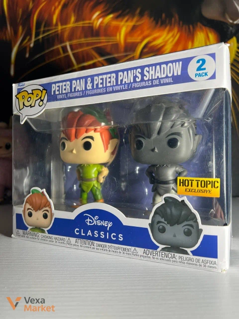 Funko Pop! Disney Classics Peter Pan & Peter Pan's Shadow 2-Pack