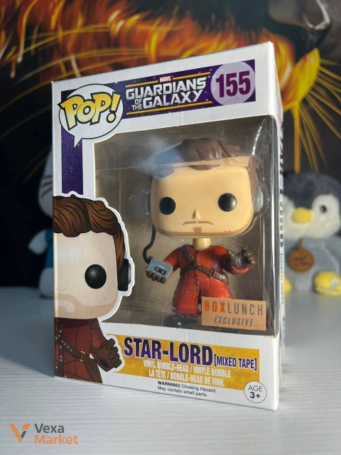 Funko Pop! Guardians of the Galaxy Star-Lord [Mixed Tape] #155