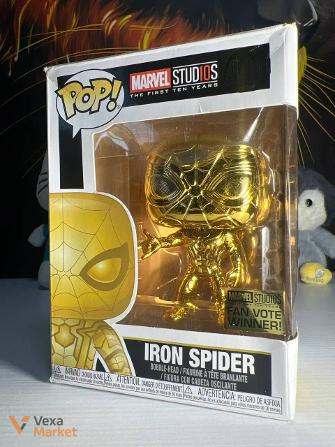 Funko Pop! Marvel Iron Spider [Gold Chrome] #440