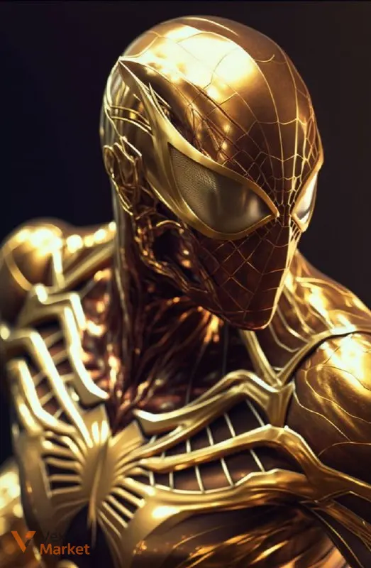 Funko Pop! Marvel Iron Spider [Gold Chrome] #440 — фото 2