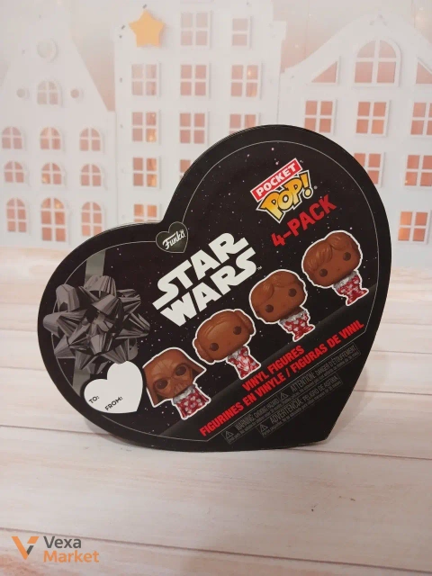 Funko Pop Pocket Pop Star Wars Valentine Heart 4-Pack
