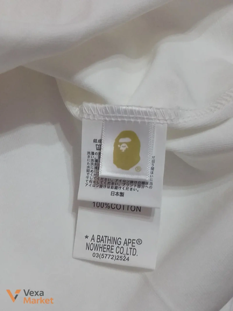 Футболка A Bathing Ape Tiger Tee біла розмір L — фото 4