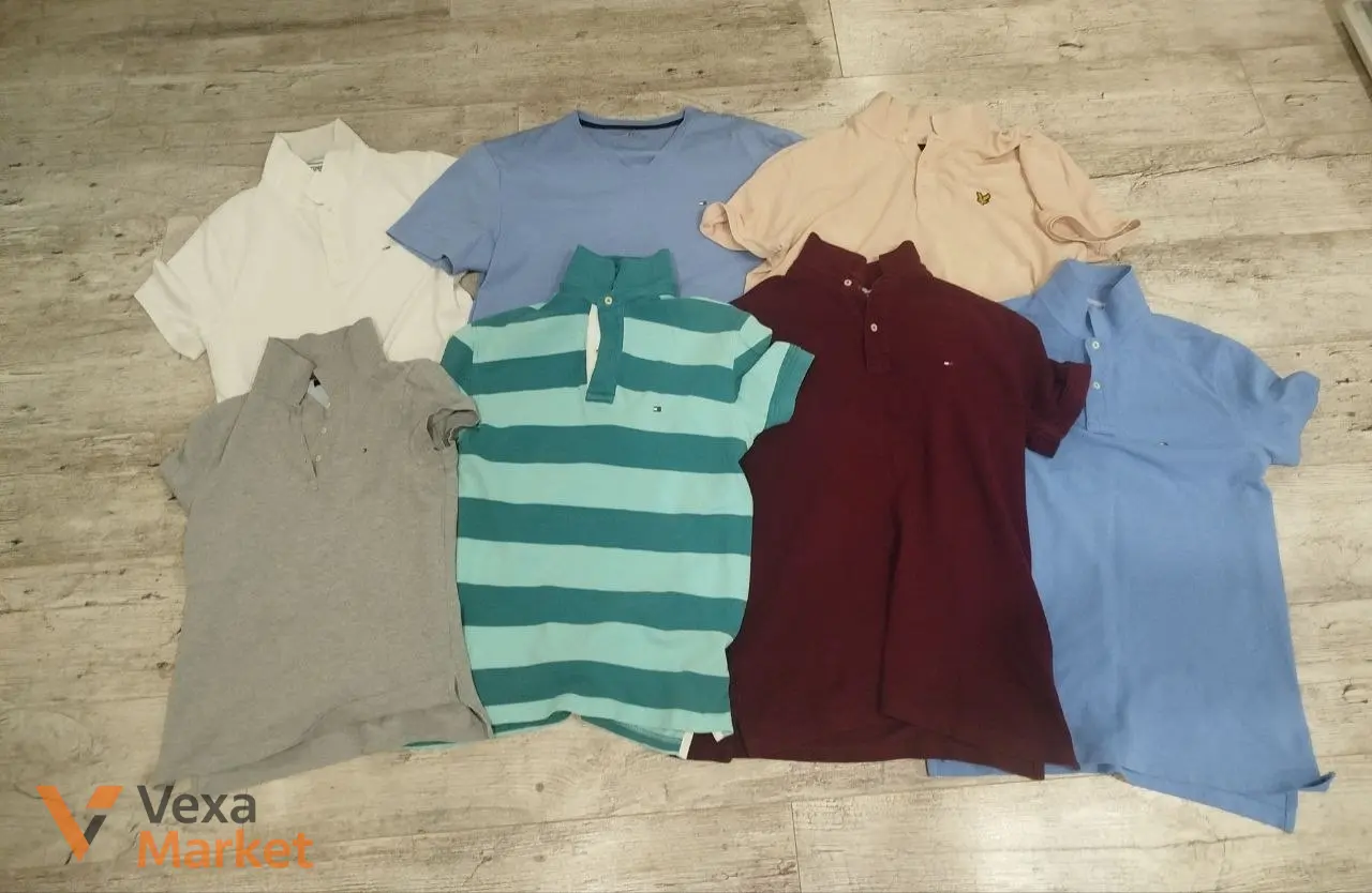 Футболки брендов Nike, TNF, Ellesse, Tommy Hilfiger, Marshal Artist