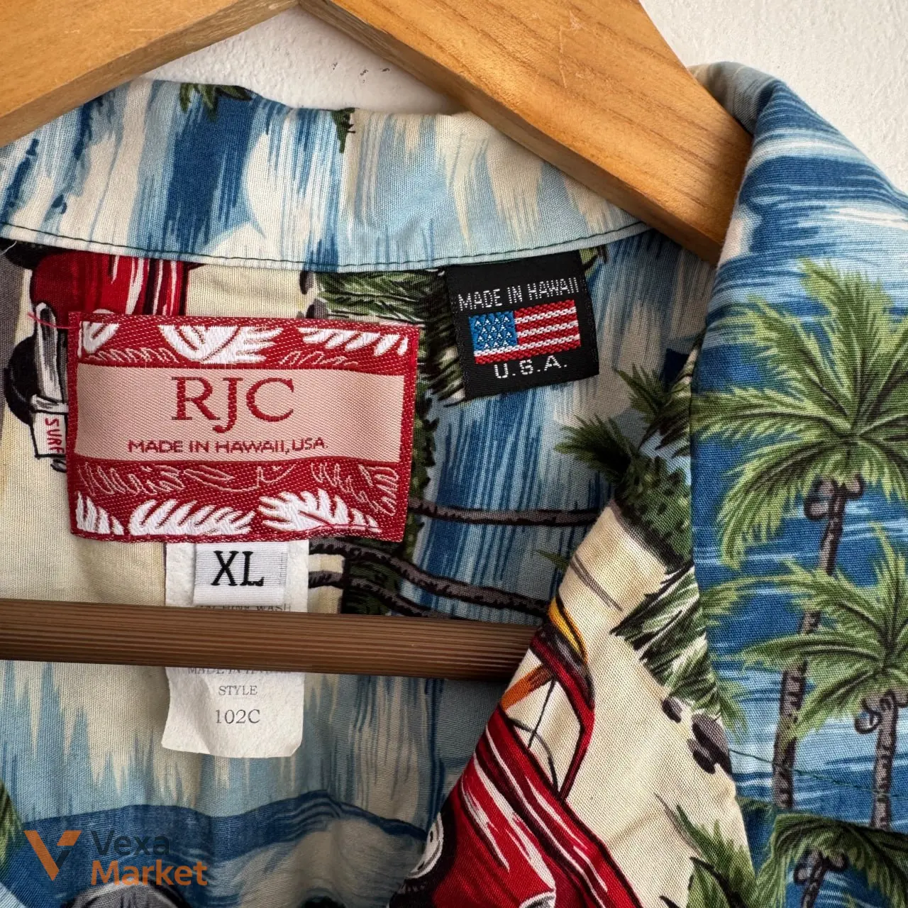 Гавайська сорочка RJC XL-XXL 100% Cotton — фото 5