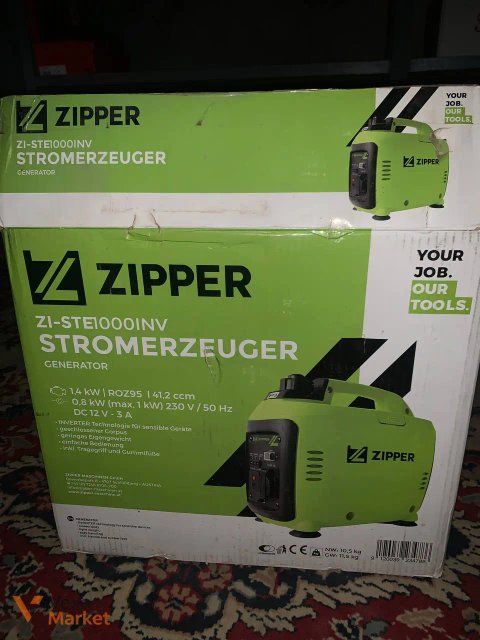Генератор інверторний Zipper ZI-STE1000INV 1.4 kW