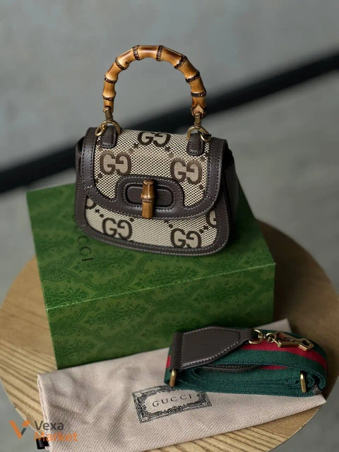 Gucci Bamboo Mini ΡΡΠΌΠΊΠ° ΡΠΊΡΡΠ° ΠΊΠ°Π½Π²Π°