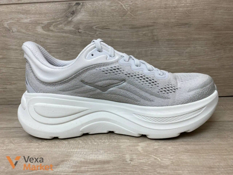 Hoka Bondi 9 кроссовки мужские/женские серые — фото 2