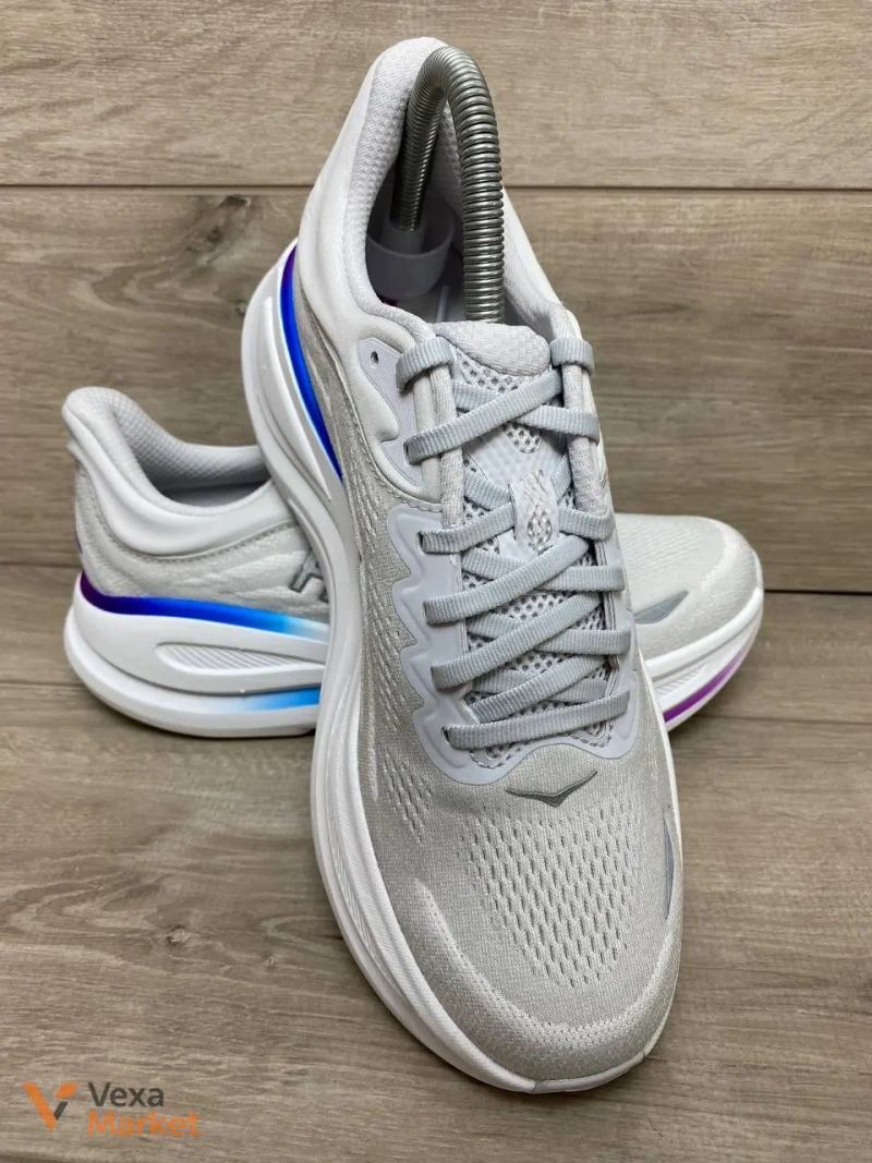 Hoka Bondi 9 White / Violet / Blue — фото 3