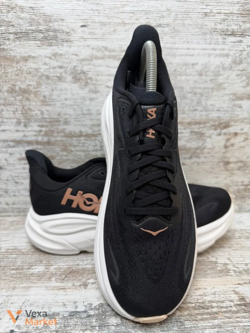 Hoka Clifton 10 Black / Rose Gold — фото 4