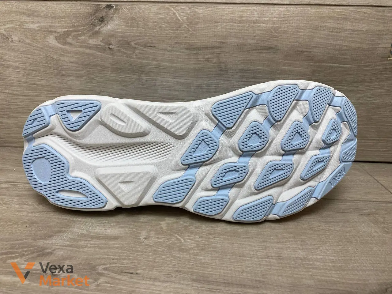 Hoka Clifton 9 синие/оранжевые мужские кроссовки размер 46.5 — фото 4