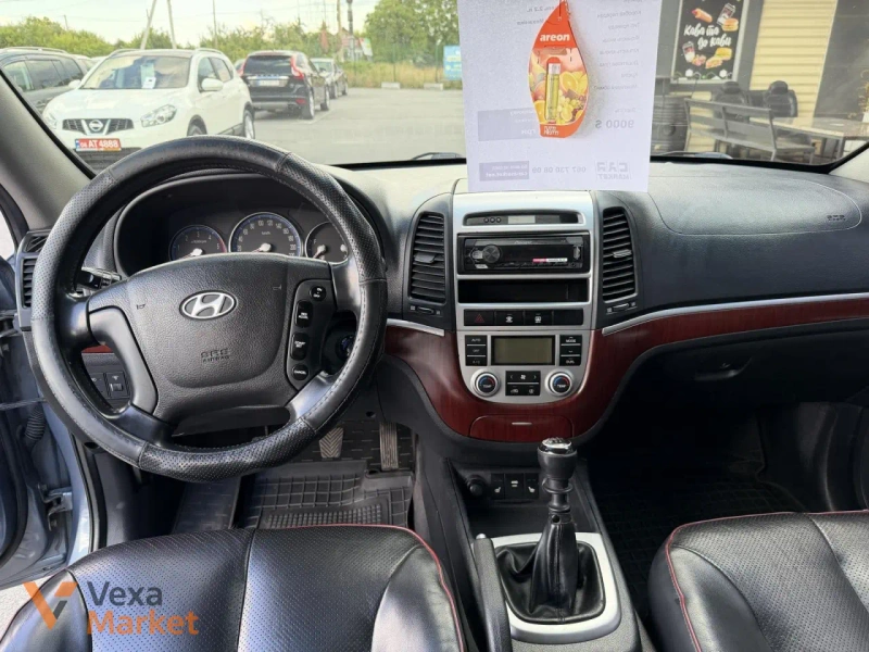 Hyundai Santa FE 2007 Дизель 2.2 л. Синий — фото 6
