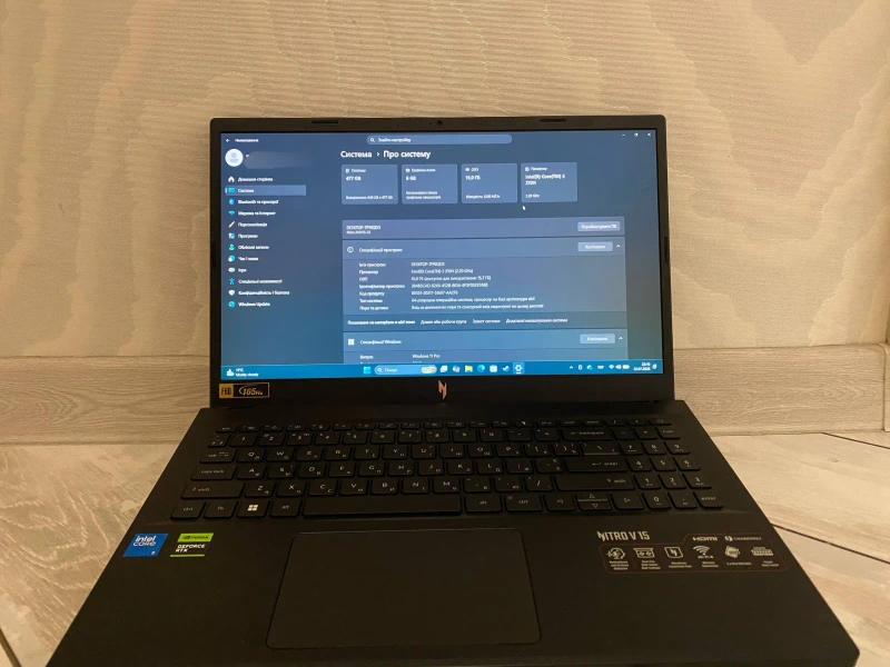 Ігровий ноутбук Acer Nitro V 15(як новий) — фото 5