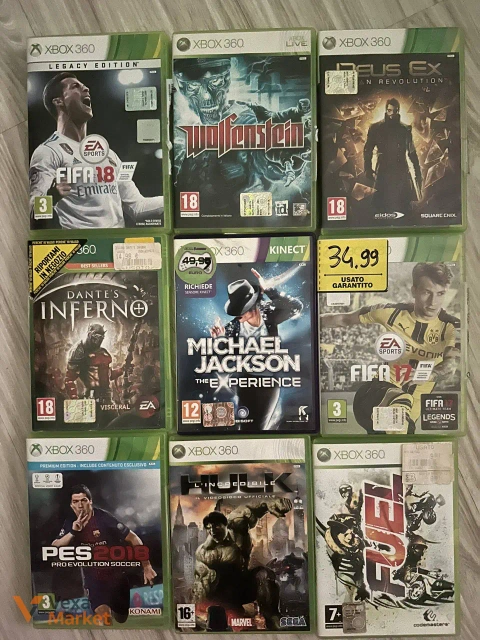 Игровые диски для Xbox 360