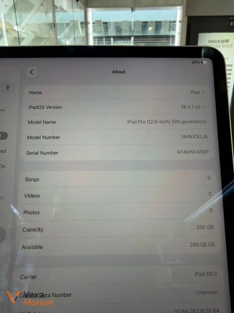 iPad Pro 12.9 5th gen Silver 256GB LTE — фото 2