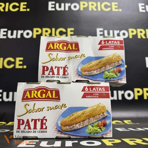 ΠΡΠΏΠ°Π½ΡΡΠΊΠΈΠΉ ΠΏΠ°ΡΡΠ΅Ρ Argal Sabor Suave ΠΠ°ΡΠ΅ Π΄Π΅ Π₯ΠΈΠ³Π°Π΄ΠΎ Π΄Π΅ Π‘Π΅ΡΠ΄ΠΎ Π·Ρ ΡΠ²ΠΈΠ½ΡΡΠΎΡ ΠΏΠ΅ΡΡΠ½ΠΊΠΈ 6*83Π³