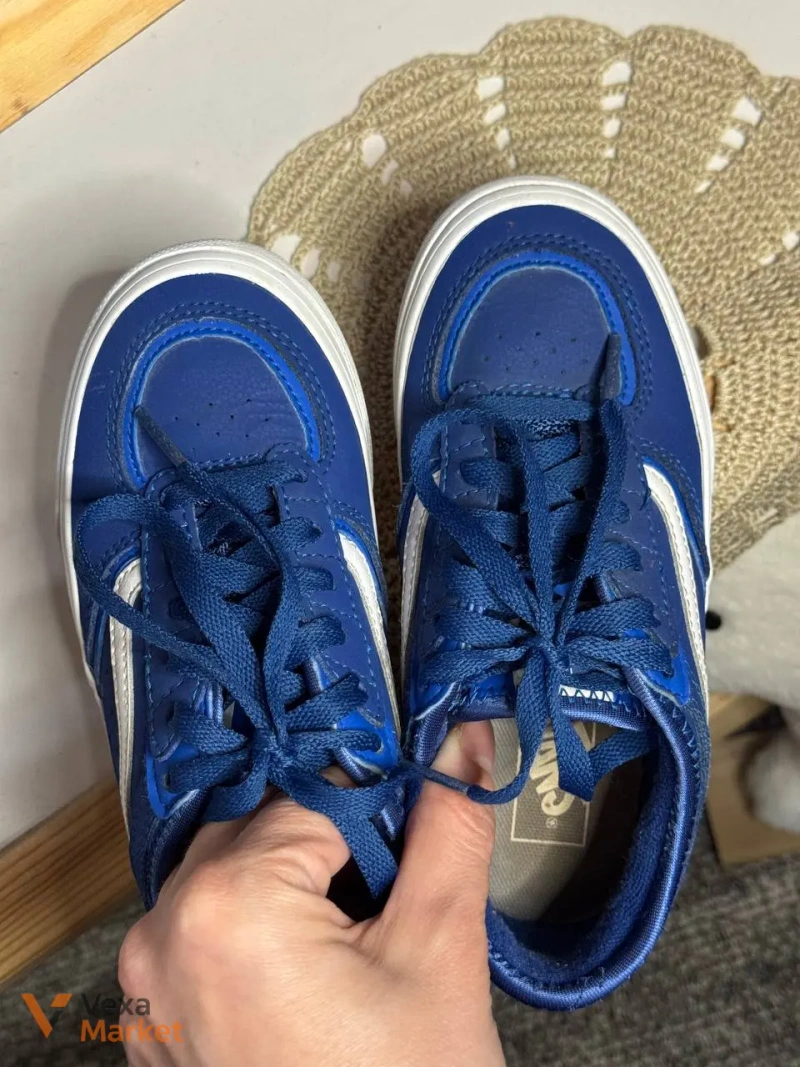 Кеди скейтера Vans демісезонні сині розмір 30.5 — фото 2