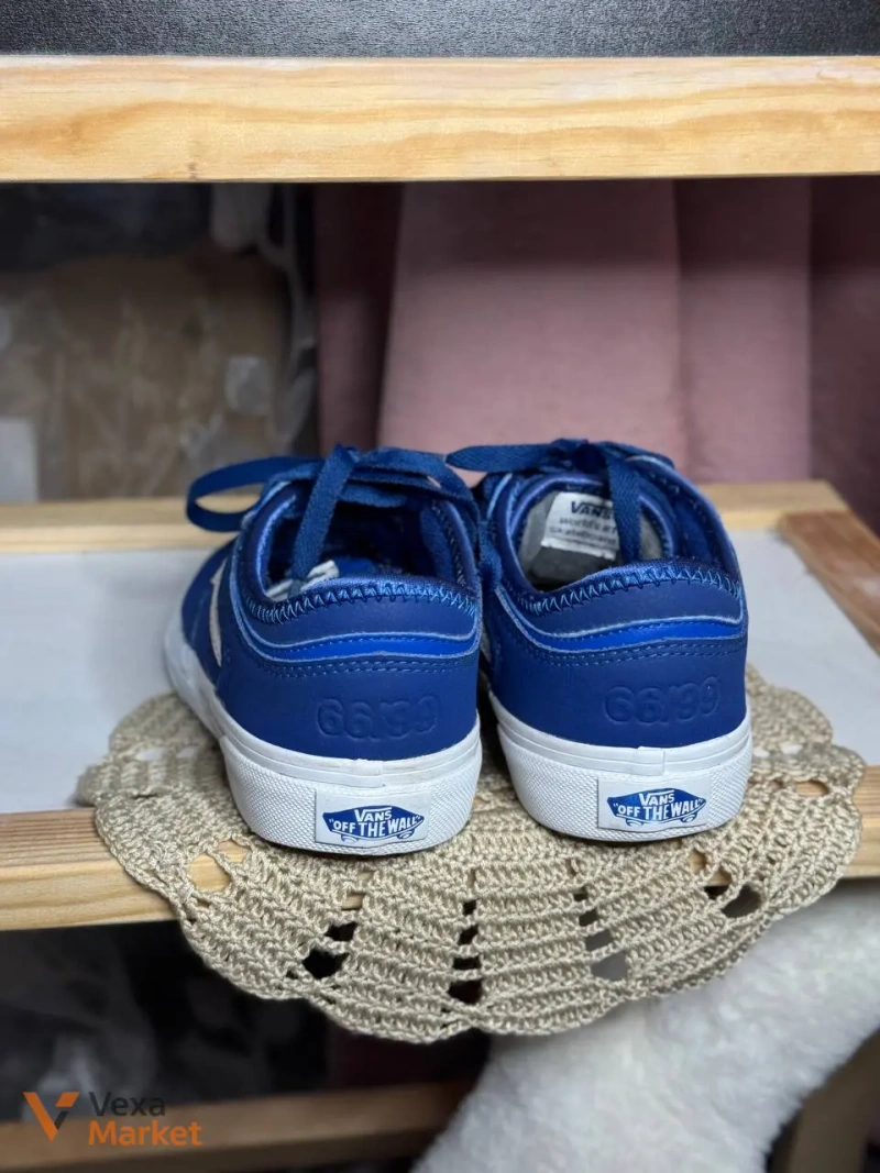 Кеди скейтера Vans демісезонні сині розмір 30.5 — фото 4