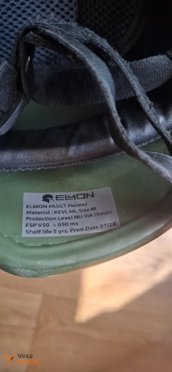 Кевларовый защитный шлем Elmon PASGT Helmet NIJ IIIA — фото 2
