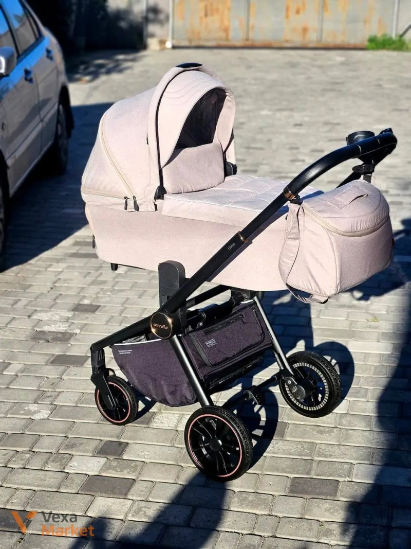 Коляска 2в1 Carrello epica Бежевий колір (оновлена 2024) — фото 2