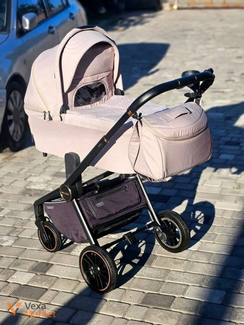 Коляска 2в1 Carrello epica Бежевий колір (оновлена 2024) — фото 4