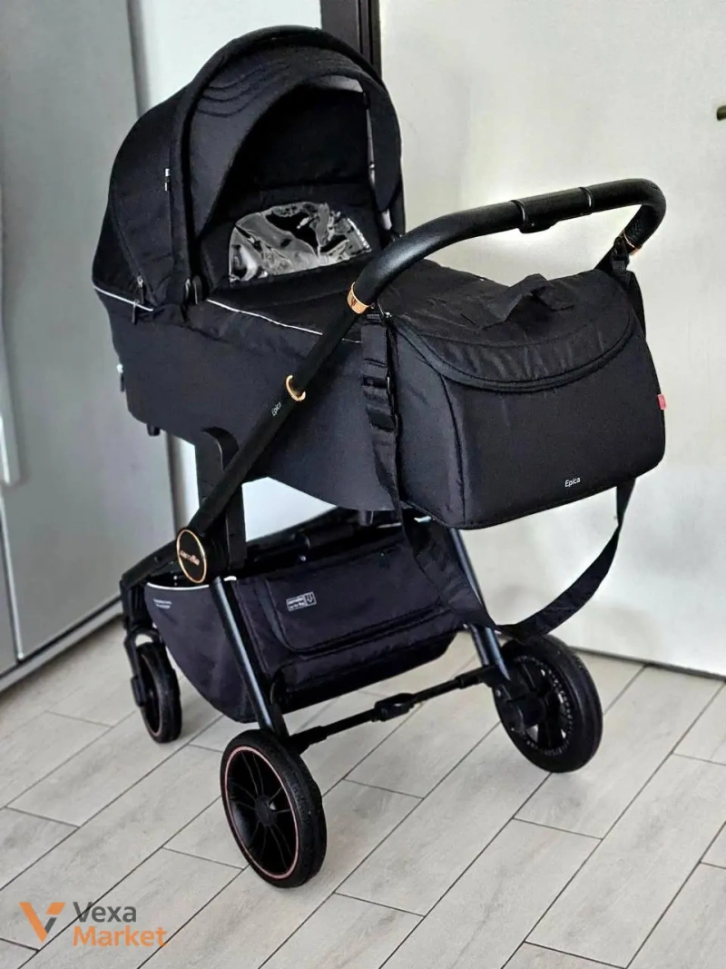 Коляска 3в1 Carrello Epica чорний — фото 4