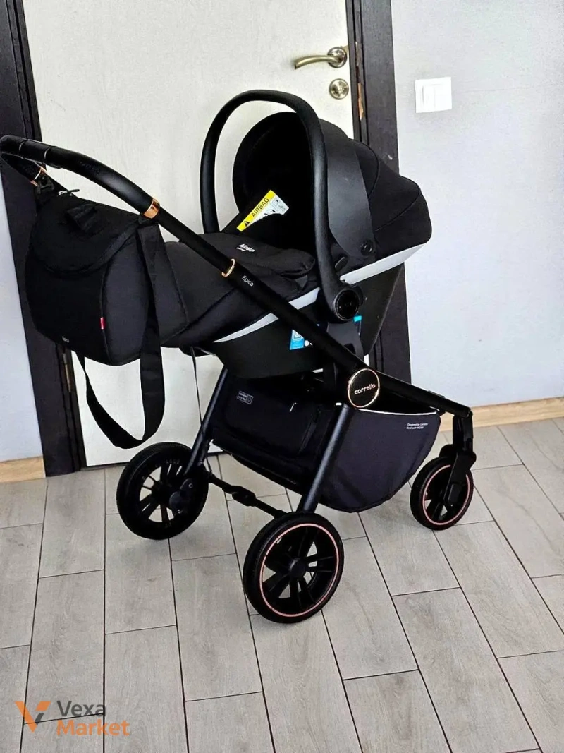 Коляска 3в1 Carrello Epica чорний — фото 7