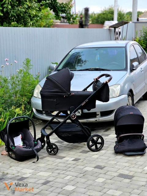 Коляска 3в1 Espiro Onli 2025 чорна