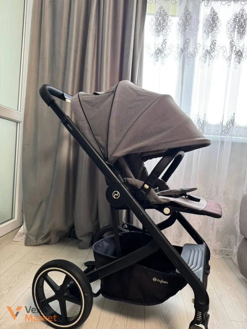 Коляска Cybex Balios S Lux 2 в 1 сіра — фото 7
