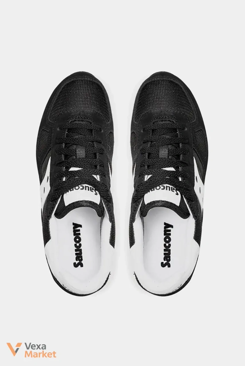 Кросівки Saucony Shadow Original 2108-518 унісекс шкіра чорно-білі — фото 4