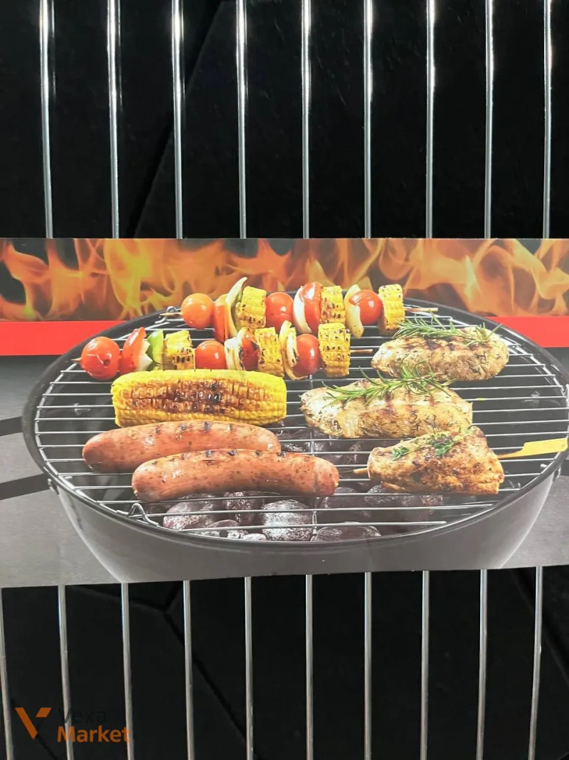 Кругла решітка для барбекю Grill Meister 44 см — фото 4