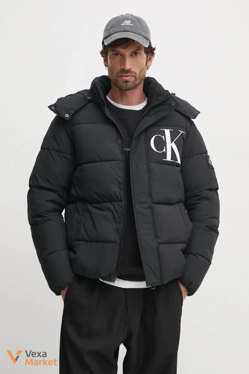 Куртка Calvin Klein чоловіча чорна XL — фото 2