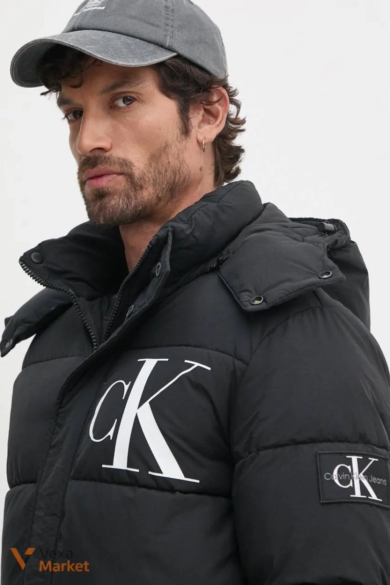Куртка Calvin Klein чоловіча чорна XL — фото 3