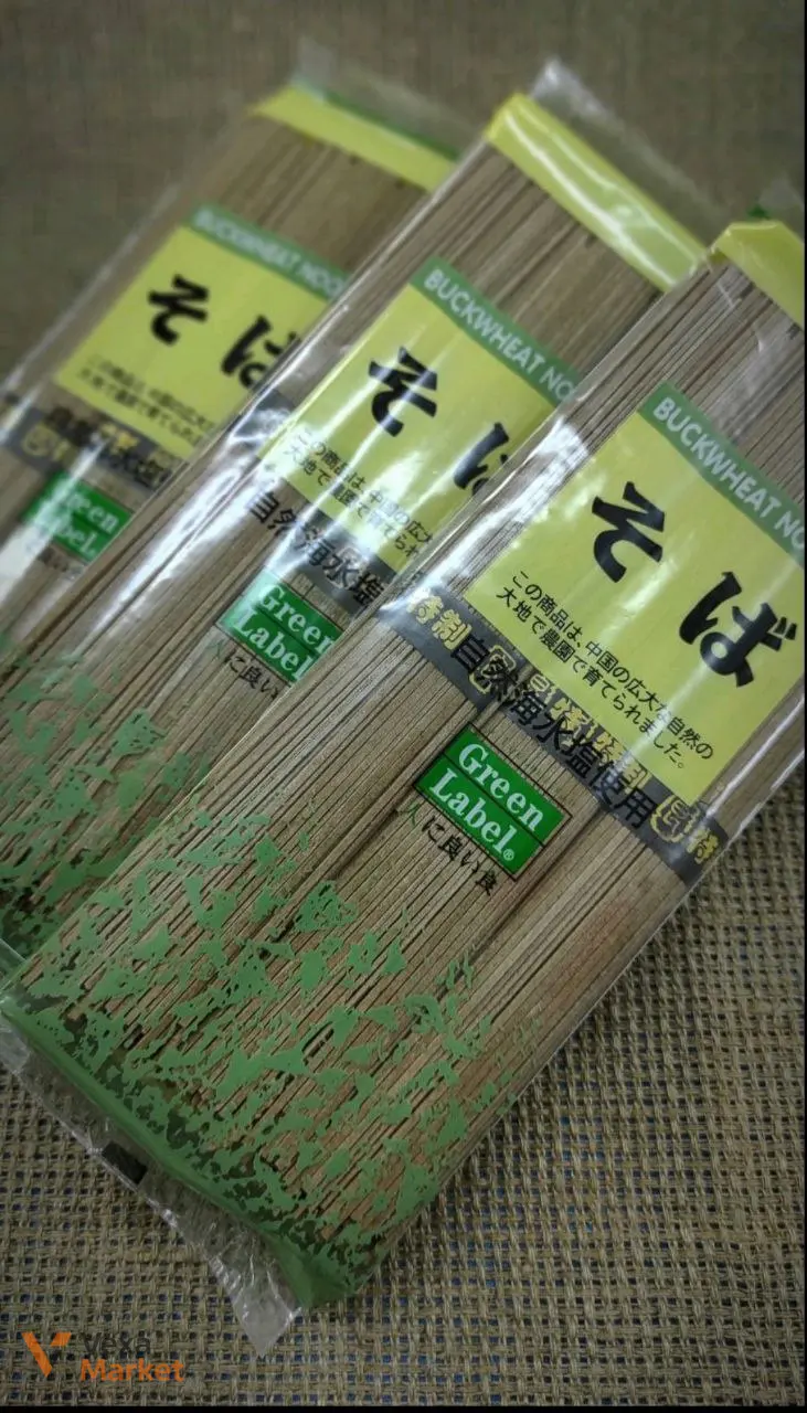 Лапша гречневая SOBA Green Label 300г