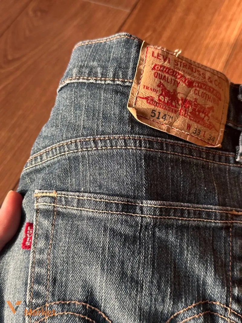 Levi's 514 Boot Cut Jeans 33/34 — фото 2