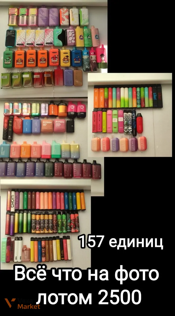 Лот б/у подов, одноразок, жижи: Argus, V.tru, Iqos, glo, Ashock, Elfbar — фото 2
