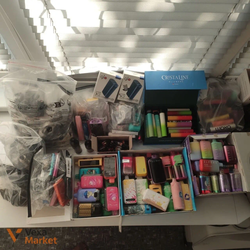 Лот б/у подов, одноразок, жижи: Argus, V.tru, Iqos, glo, Ashock, Elfbar — фото 4
