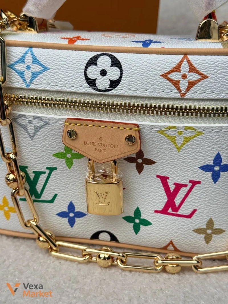 Louis Vuitton Vanity Bag White Multicolour — фото 4