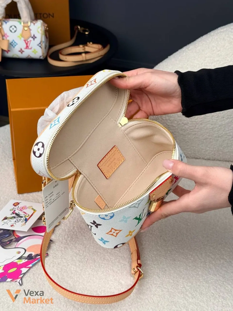 Louis Vuitton Vanity Bag White Multicolour — фото 5