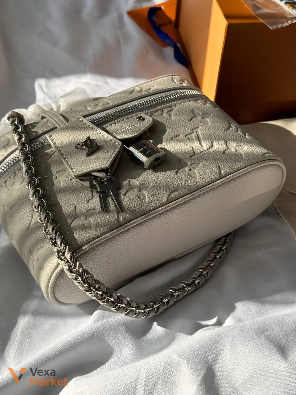 Louis Vuitton Vanity grey натуральна шкіра — фото 3
