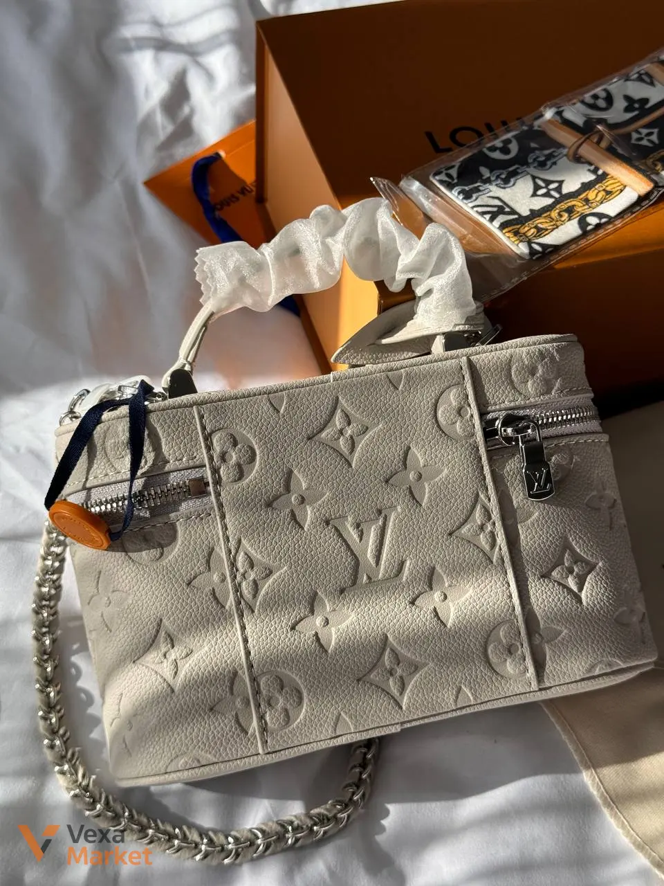 Louis Vuitton Vanity grey натуральна шкіра — фото 4