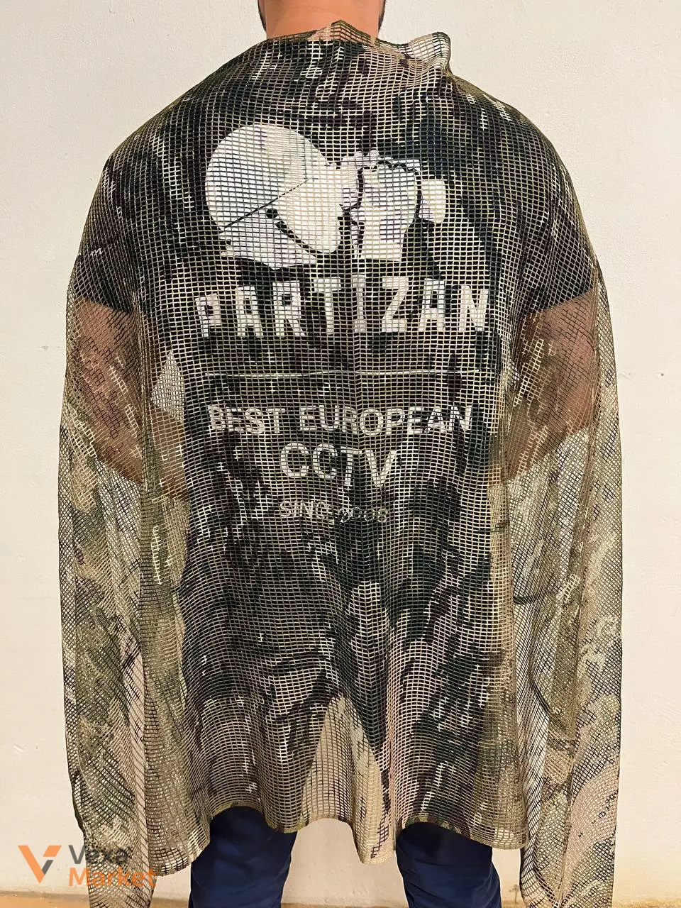 Маскувальний шарф-сітка Partizan Multicam, Олива, Койот, Вудланд, Піксель 190*90 см — фото 2