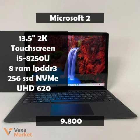 Microsoft Surface Laptop 2 13.5" 2K Touchscreen i5-8250U 8GB RAM 256GB SSD NVMe