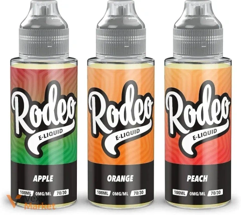 Набір рідин для електронних сигарет RODEO E-LIQUID 3 × 100 мл